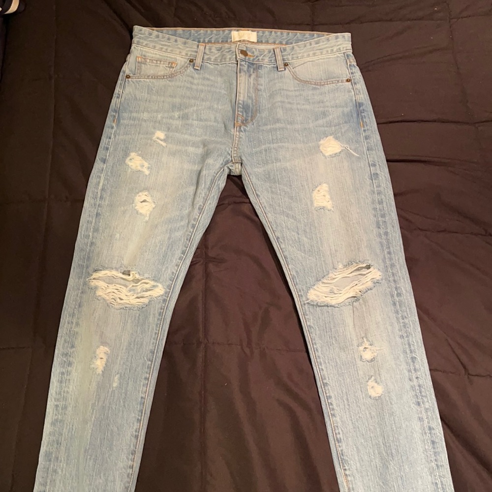 Men’s ORO Los Angeles distressed jeans